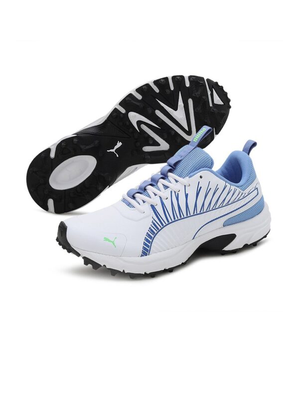 Men White Cricket Shoes - Image 2