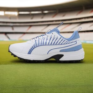 Men White Cricket Shoes