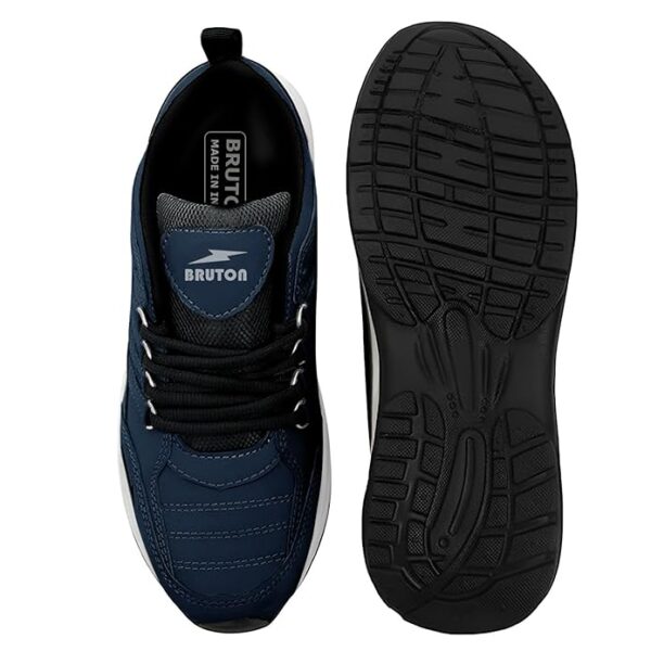 BRUTON EVA Lite Sport Shoes Running Shoes for Men- Blue - Image 3